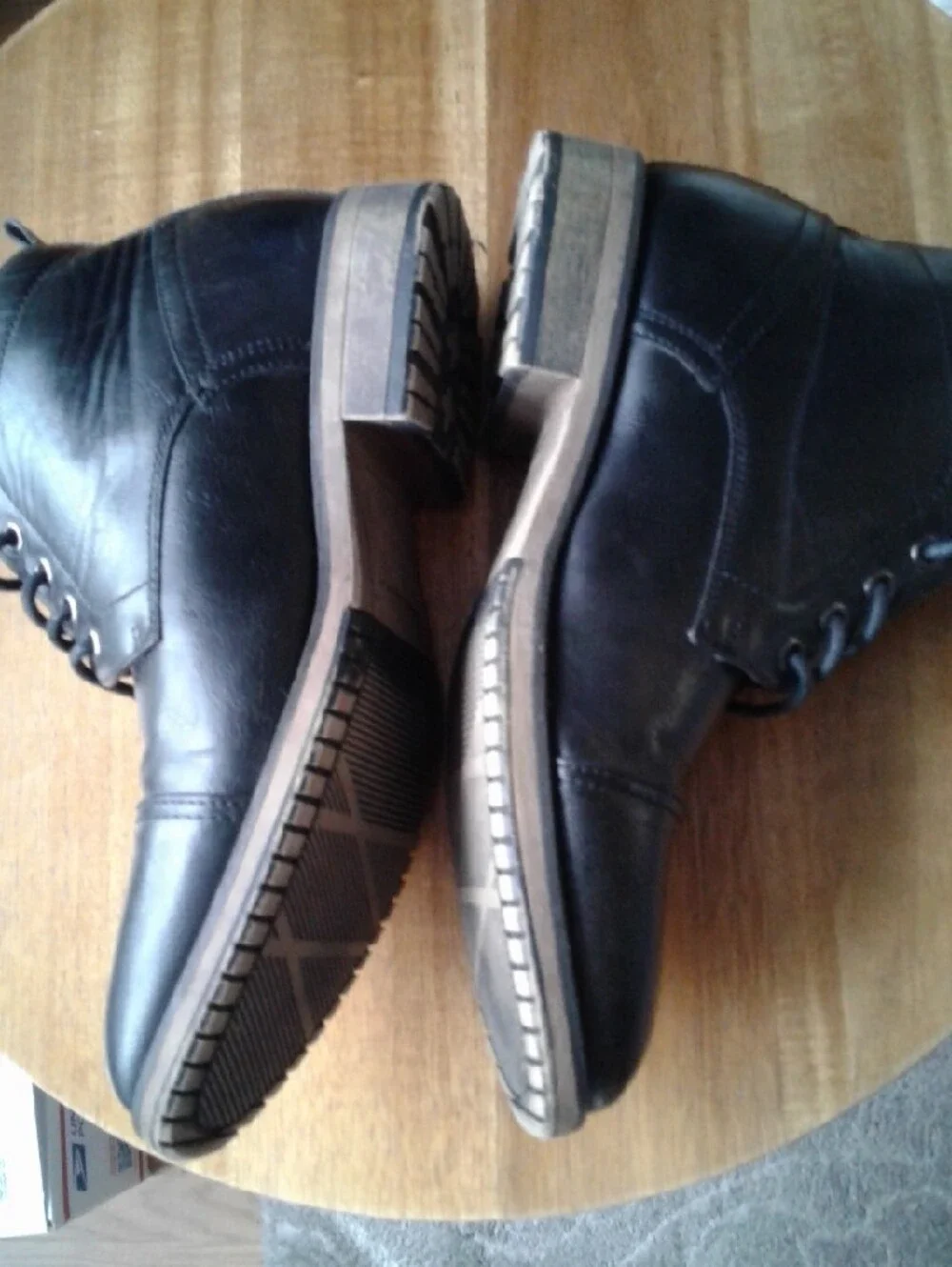 Perry Ellis Black  Chukka Boots - Lace-Up Ankle